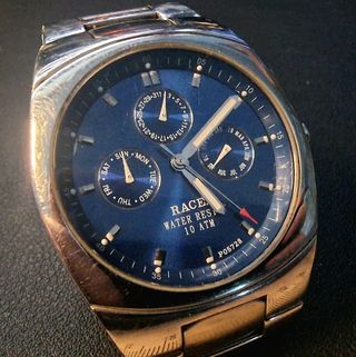 Reloj Racer Azul y Plateado