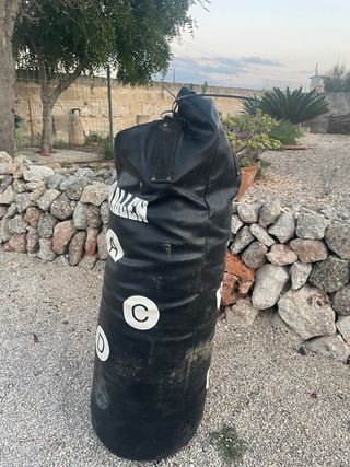 Sax de boxeo negro