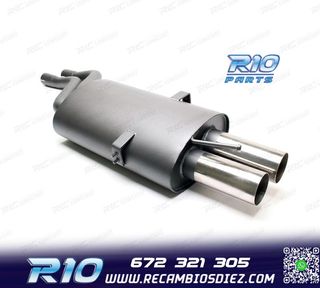 SILENCIOSO ESCAPE PARA BMW SERIE 3 E46 2000- x2