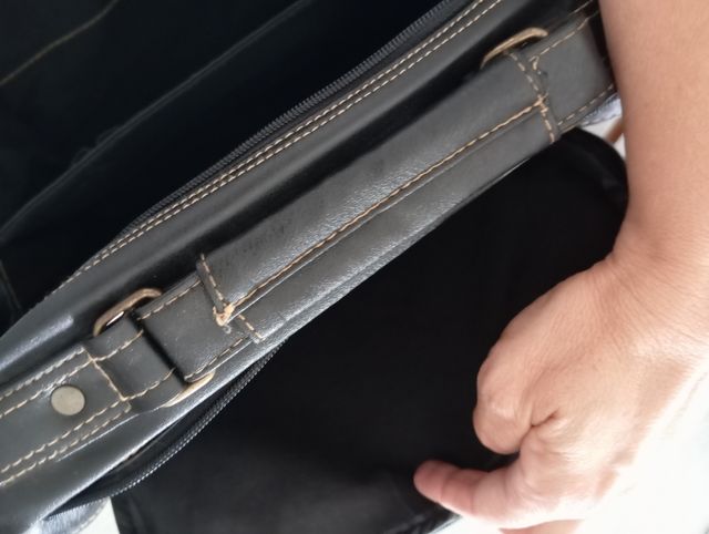 Bolso Portadocumentos Piel Ralph Rover Negro