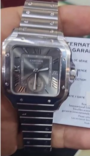 Cartier Santos Dual Time Gris 2024