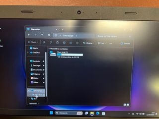 Lenovo i5 12GB RAM SSD Negro