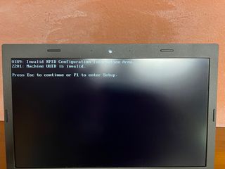 Lenovo i5 12GB RAM SSD Negro