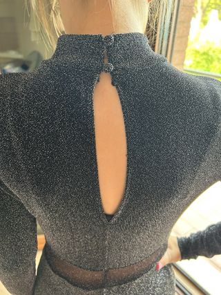 Vestito corto con brillantini