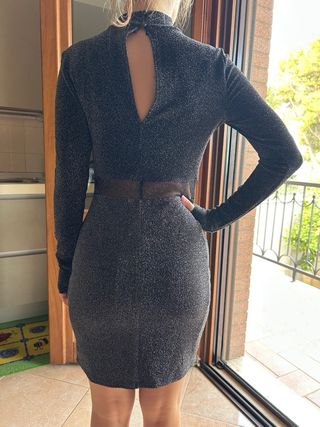 Vestito corto con brillantini