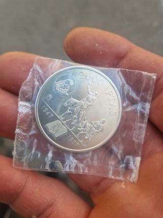 Monedas Plata 2000 Pesetas Colección