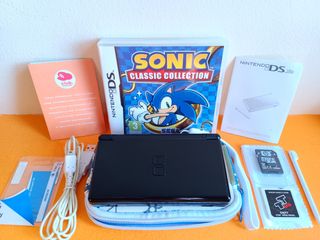 Nintendo DS Lite BLACK con giochi e accessori