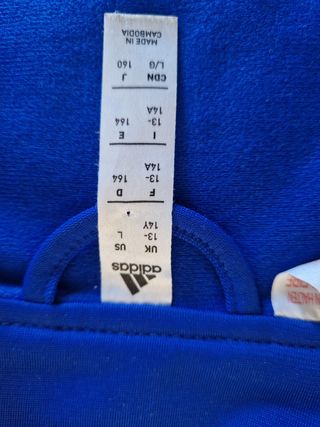 Chaqueta deportiva Real Madrid Adidas azul