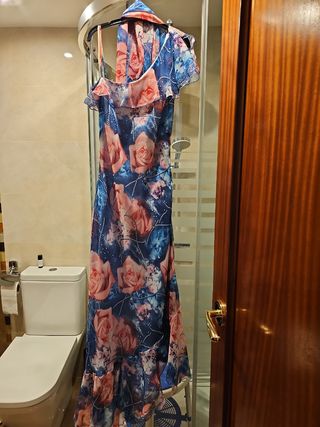 Vestido largo floral