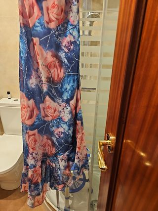 Vestido largo floral