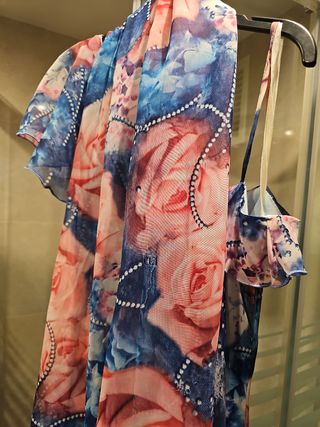 Vestido largo floral