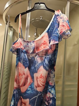 Vestido largo floral