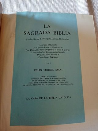 La Sagrada Biblia
