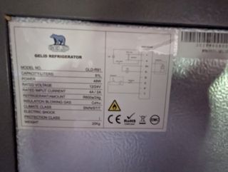 Frigorífico 12V con compresor 91L