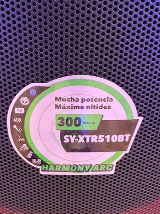 Altavoz Sytech SY-XTR510BT Negro 300W