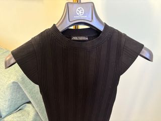 Mini abito aderente Zara nero XS