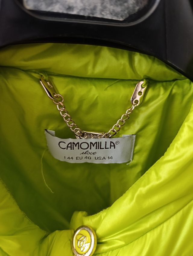 Piumino Camomilla donna verde