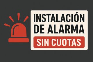 Instalación de alarma sin cuotas
