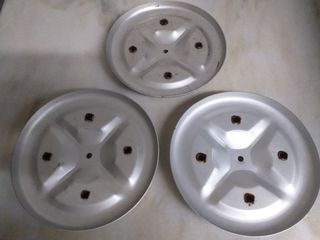 Tapacubos aluminio vehículo  clásico (3 Unidades)