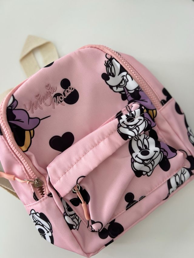 Mochila Minnie Mouse Rosa Guardería Infantil