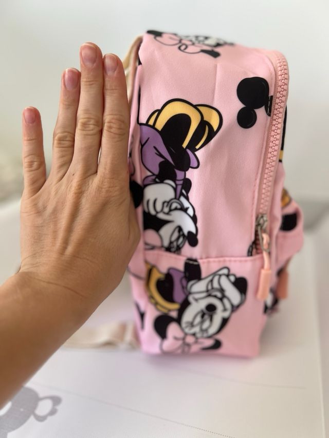 Mochila Minnie Mouse Rosa Guardería Infantil