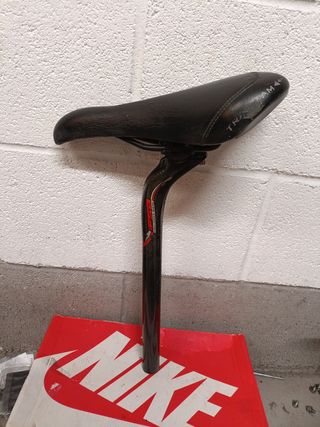 Tija sillín bici carbono FSA