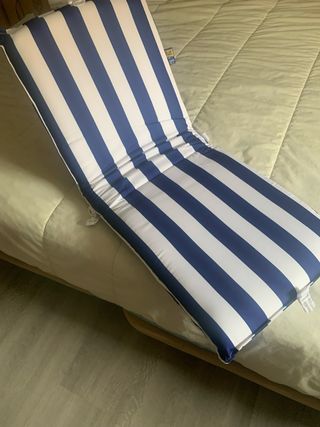 Tumbona Flamingueo Rayas Azul