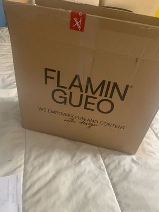 Tumbona Flamingueo Rayas Azul