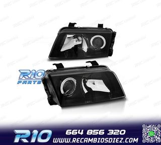 FAROS AUDI A4 B5 94-99 FONDO NEGRO