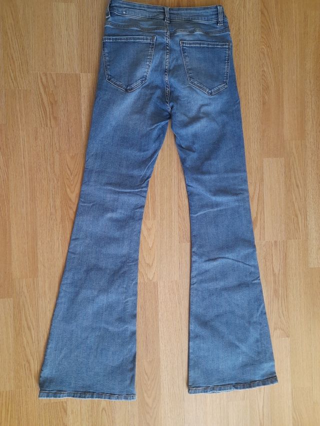 Pantalones Mango Talla 36 Flare