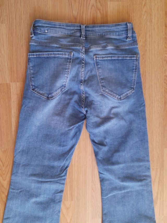 Pantalones Mango Talla 36 Flare