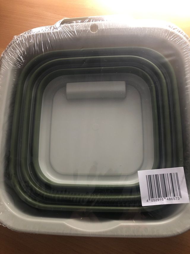 Cubo Plegable CRIVIT Verde 9L