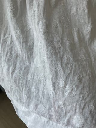 Blusa Sfera bordada floral blanca Talla M