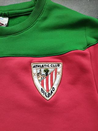 Sudadera Athletic Club Umbro Roja y Verde