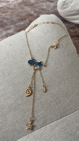 Collana estiva con pendenti a tema marino