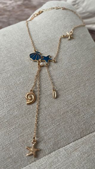 Collana estiva con pendenti a tema marino