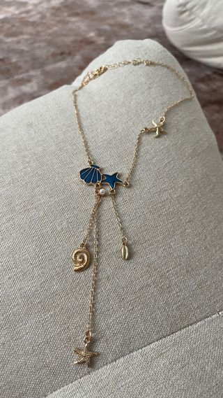 Collana estiva con pendenti a tema marino