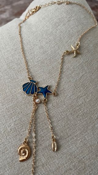 Collana estiva con pendenti a tema marino