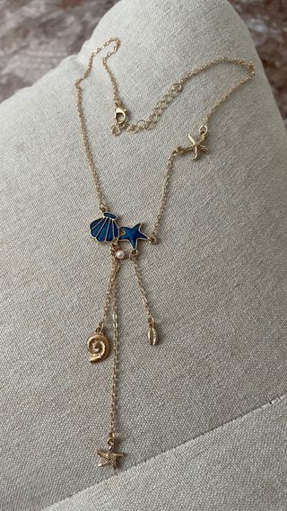 Collana estiva con pendenti a tema marino