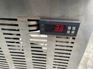 Nevera mesa hostelería 3 puertas acero inoxidable