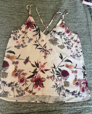 Blusa Stradivarius flores