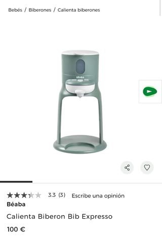 Calienta biberon Beaba Bib'Expresso