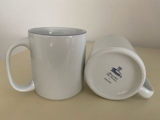 Due tazze Thun ceramica 9x10,5