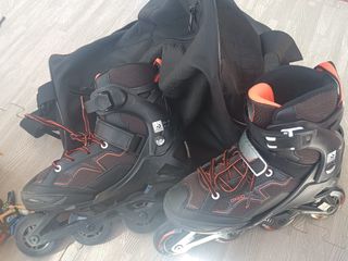 Patines 35-38, protecciones y bolsa de transporte