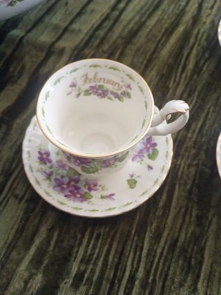 4 Tazze da Caffè/Tè Royal Albert Anni '70