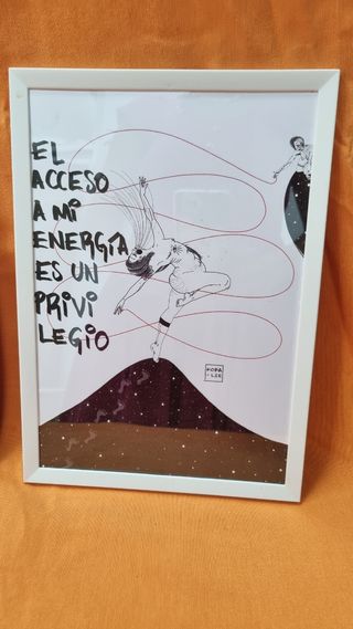 Ilustración enmarcada PRINTS