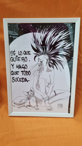 Ilustración enmarcada PRINTS