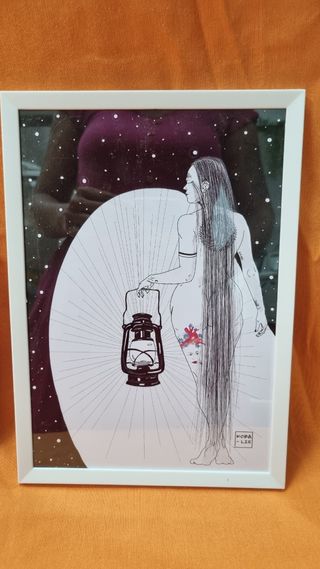 Ilustración enmarcada PRINTS