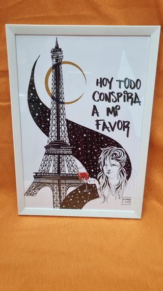 Ilustración enmarcada PRINTS