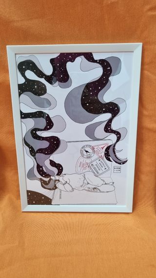 Ilustración enmarcada PRINTS